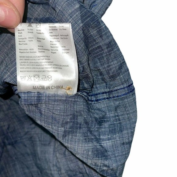 XIOS MEN'S BUTTON-DOWN SHORT SLEEVE SHIRT SIZE XL, - Picture 5 of 5